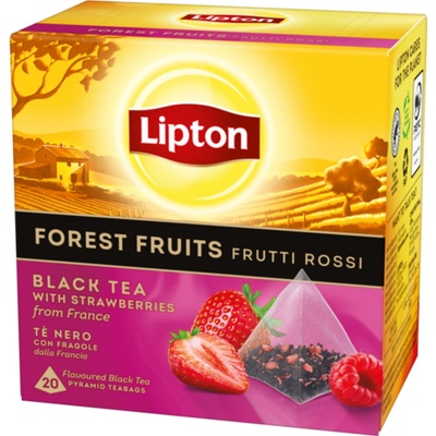 Lipton Forest Fruits aromatizovaný černý čaj 20 sáčků 30 g