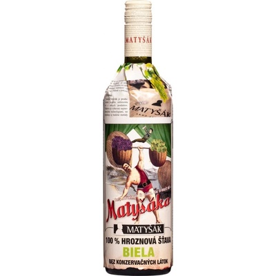 Matyšák 100% hroznová šťava biela 0,75 l