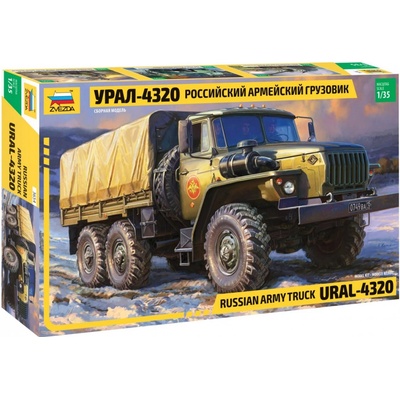 Zvezda ruské obrněné vozidlo Ural 4320 1:35