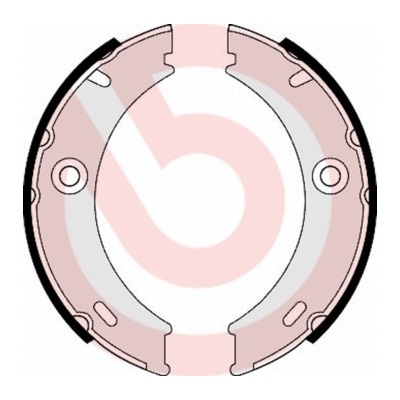 BREMBO Sada brzd. čeľustí parkov. brzdy S50513