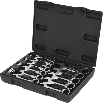 KS Tools GEARplus súprava prstencových kľúčov s račňou 16-dielna 503.4653