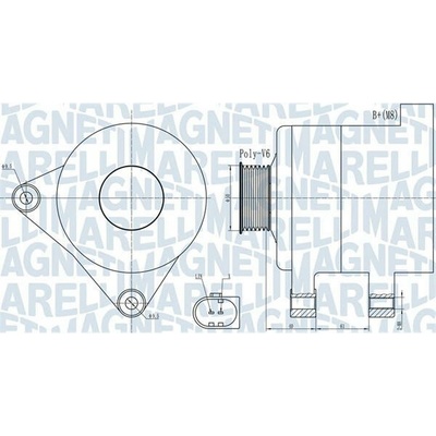 generátor MAGNETI MARELLI 063731986010
