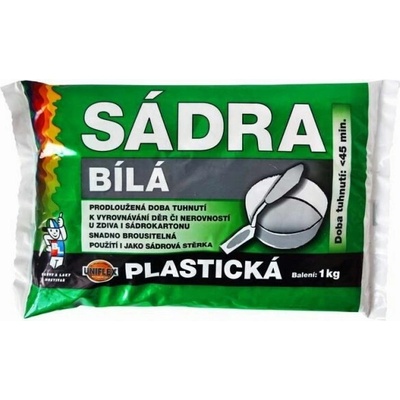 Libros Sádra bílá - plastická 1kg 440549