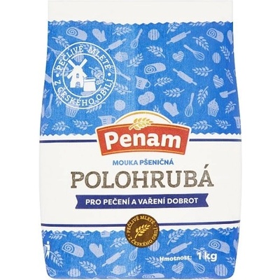 Penam Pšeničná mouka polohrubá 1 kg