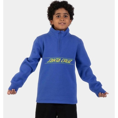 Santa Cruz Youth Classic Fade 1/4 Zip sapphire