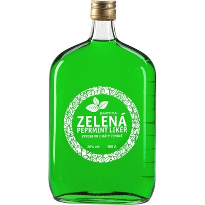 Bartida Zelená Peprmint 1 l (holá láhev)