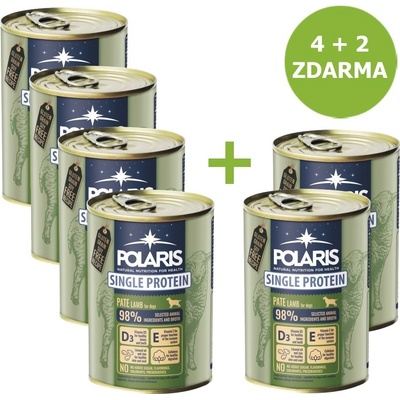Polaris Single Protein Paté Jehněčí 6 x 400 g
