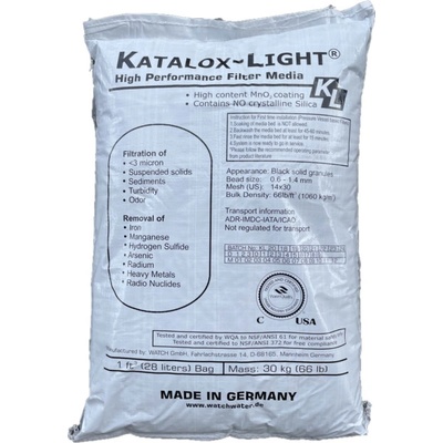 Katalox Light odstraňování manganu, železa a sirovodíku 30 Kg