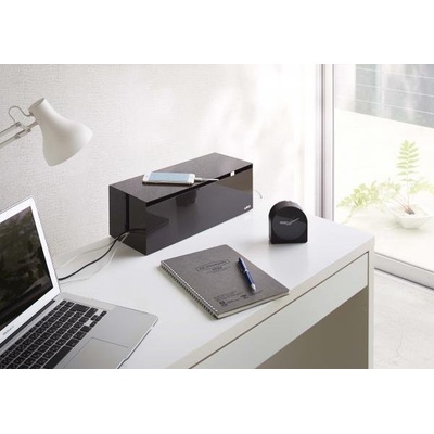YAMAZAKI Web Cable Box - Box na nabíjačky čierny 2708