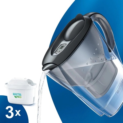 Brita Marella Cool grafitová + Maxtra Pro Pure Performance 3 ks – Hledejceny.cz