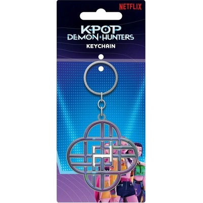Prívesok na kľúče KPop Demon Hunters Metal Keychain Huntrix