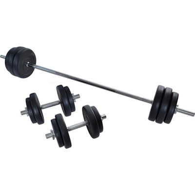 FitnessLine nakládací činkový set 55 kg