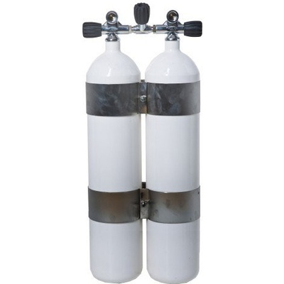 Vítkovice Cylinders Dvojče 2x8 L 300 Bar DIR skruže manifold