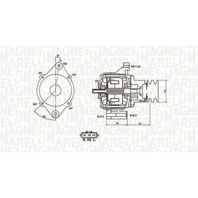 generátor MAGNETI MARELLI 063731367010