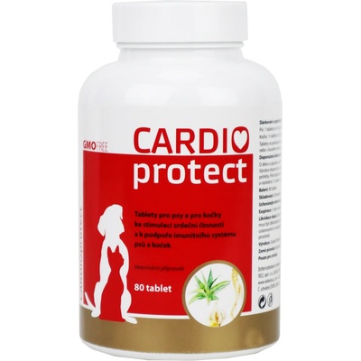 CARDIOprotect tablety pro psy a kočky 80 tbl