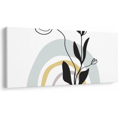 Obraz - Kvety vo váze N⁰1, jednodielne 250x125 cm