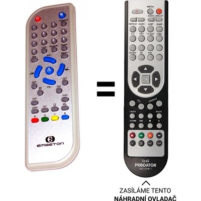 Dálkový ovladač Predátor Emgeton VISION scart – Hledejceny.cz