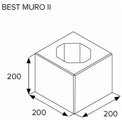 BEST MURO II colormix sand 20cm STANDARD