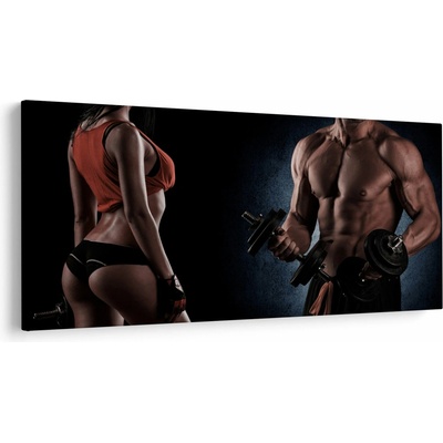 Obraz - Fitness, jednodielne 200x100 cm