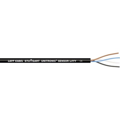 Lapp 7038902/1000 senzorový kábel UNITRONIC® SENSOR LifYY 5 x 0.34 mm² čierna 1000 m