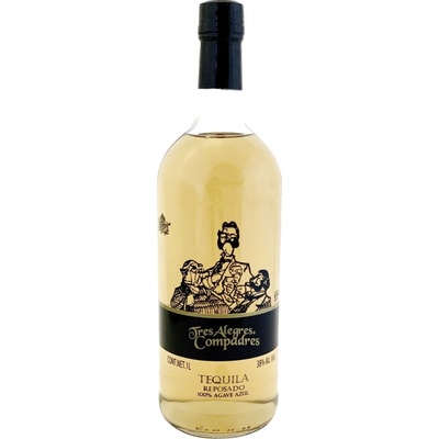 Alegres tequila tres reposado 38% 0,7 l (holá láhev)
