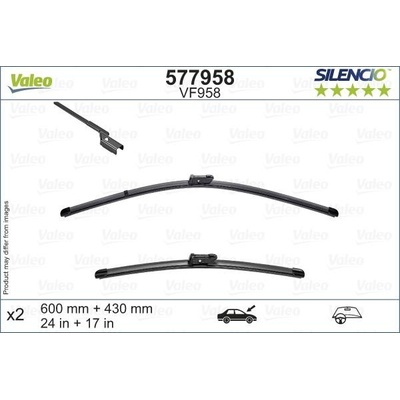 Valeo Silencio ploché 600+430 mm VF958