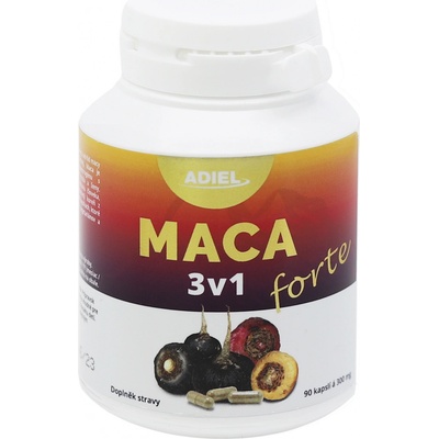 Adiel Maca 3v1 forte 90 kapslí