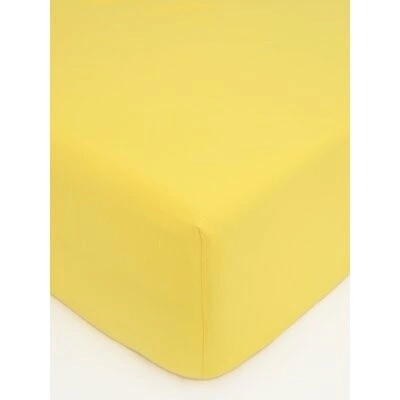 MKLozkoviny.sk Jersey plachta Classic žltá 160x200
