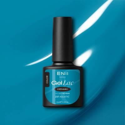 ENII NAILS Gel lak Ceramic 237 Aquatic 10 ml
