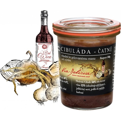 Via Delicia Cibuláda čatní 160 g