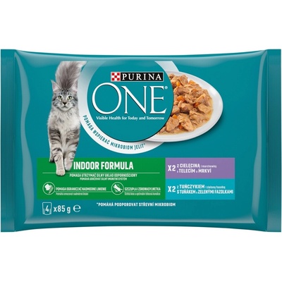 Purina ONE cat Indoor 4 x 85 g