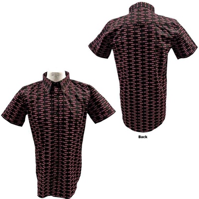 Pink Floyd košeľa Courier Pattern unisex čierna