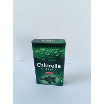 Green Ways cestovní krabička na Chlorellu a zelený ječmen v tabletách