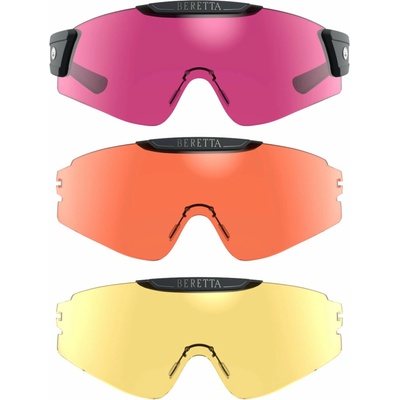 BERETTA Strelecké okuliare InterMask – Yellow & Magenta & Orange