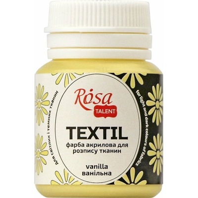 Rosa Talent farba na látky vanilla 26 20 ml