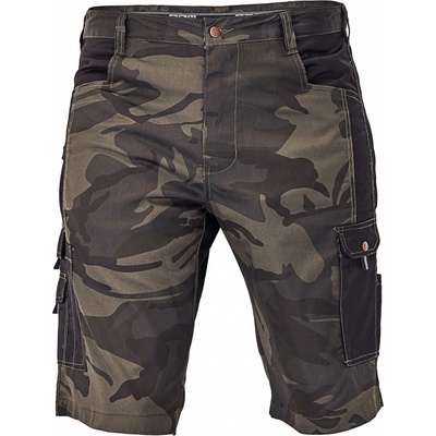 Cerva CRAMBE šortky camouflage zelená