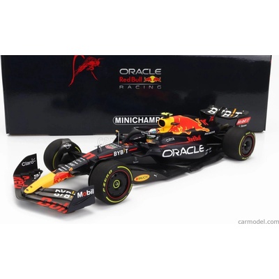 Minichamps Red bull F1 Rb18 Team Oracle Red Bull Racing N 11 Austin Usa Gp 2022 Sergio Perez Matná modrá žltá červená 1:18
