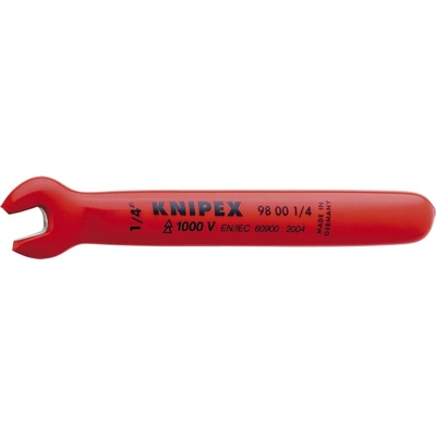 Knipex Otvorený stranový kľúč 1/4" VDE do 1000 V, palcový 98 00 1/4
