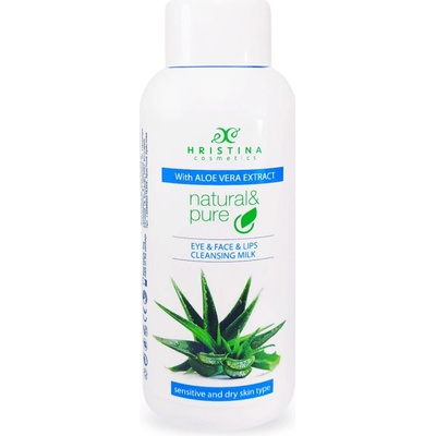 Hristina přírodní čistící pleťové mléko aloe vera 150 ml – Hledejceny.cz