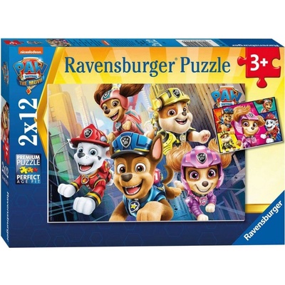 Ravensburger Tlapková patrola v akci 2 x 12 dílků