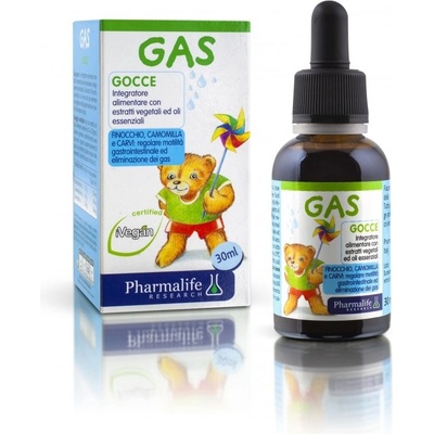 Pharmalife Gas Drops Kvapky pre dojčatá a deti pri nadúvaní 30 ml kvapky