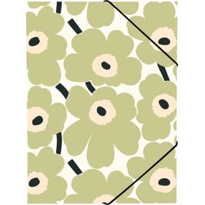 Suomen Korttipiste Zložka Marimekko Unikko zelená A4