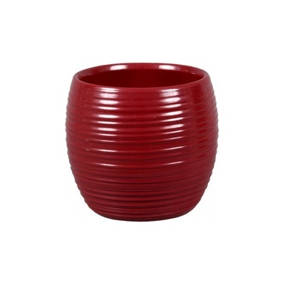 Obal na květník LIGNE SOUDEK keramický d17x15cm, bordó