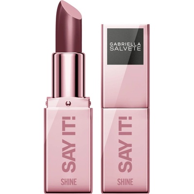 Gabriella Salvete Say It! Shine sametově hebká rtěnka s dlouhou výdrží 02 3,8 g
