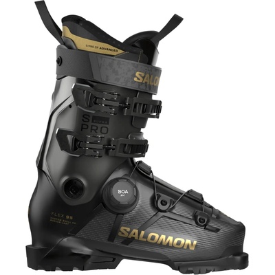 Salomon S/PRO Supra S BOA 95 W Black/Beluga Met./Gold Met. 24/24.5 2026/27