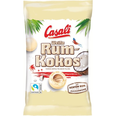 Casali Rum Kokos v bílé čokoládě 100 g