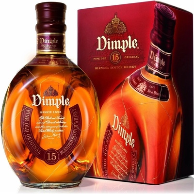 Dimple 15y 43% 1 l (kazeta)