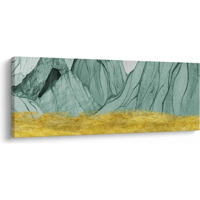Obraz - Smaragdové hory N⁰1, jednodílný 145x58 cm
