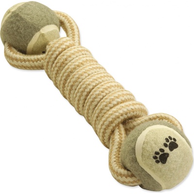 Dog Fantasy Přetahovadlo Juta 2 tenisáky 28 cm