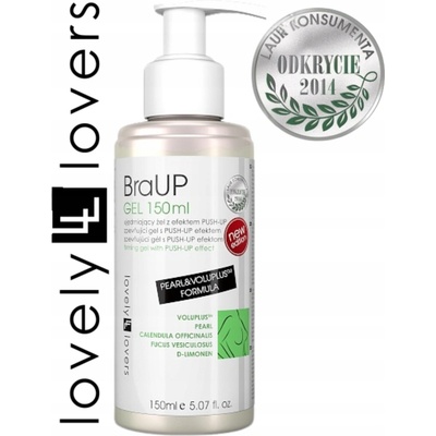 LovelyLovers BraUP Pearl & Voluplus formula gel na zpevnění poprsí 150 ml – Hledejceny.cz